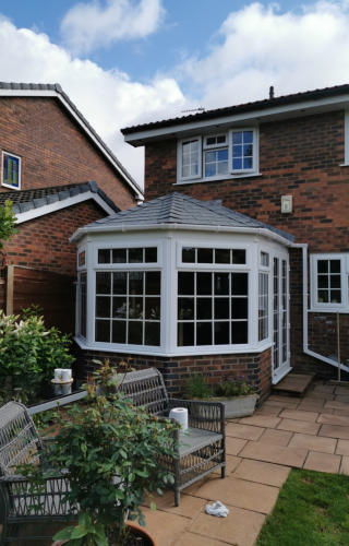 New conservatory roof